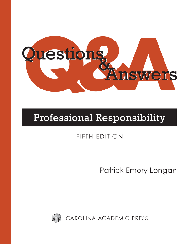 Q&A Professional Responsibility 5e